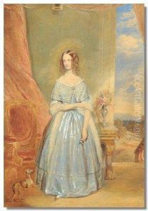 Portrait Of Anna Mary by Reginald Easton