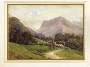 Herding Sheep by Walter Eastwood