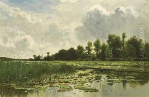 The Lily Pond by Charles Harry Eaton