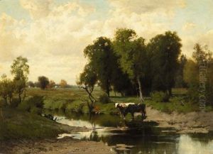 Cows Watering