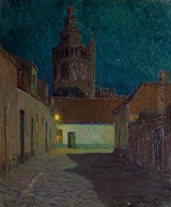 "the Jerusalem Church", Bruges by Charles Warren Eaton
