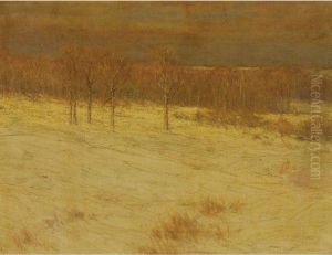 Snow Covered Fields by Charles Warren Eaton