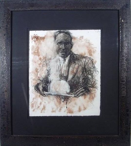 Business Man Study
Mixed Media On Paper - view 1