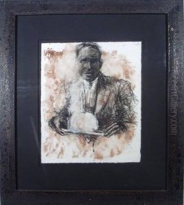 Business Man Study
Mixed Media On Paper by Henry Green Eaton