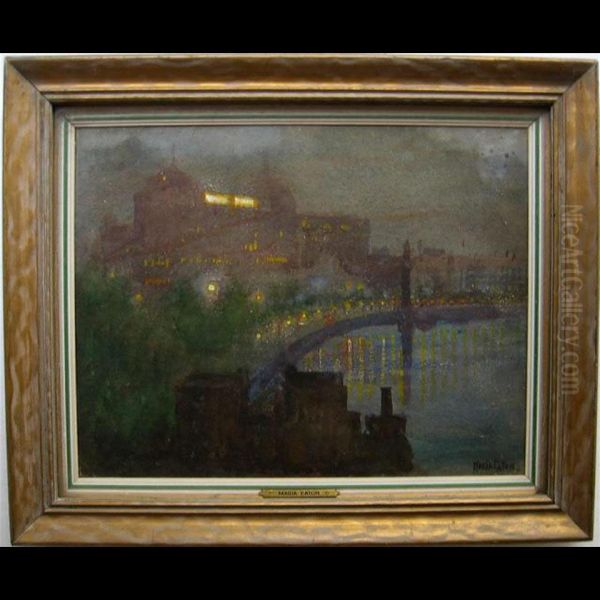 The River Thames At Night - view 1