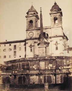 Chiesa Di Trinita Dei Monti E Scalinata Chiesa Di Trinita Dei Monti E Scalinata