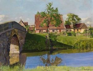 Kanalbrucke by Fritz Ebel