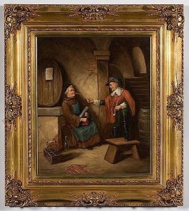 Genre Scene by Johann Jakob Eberhardt
