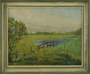 Jenfelder Wiesenlandschaft by Wilhelm Eberhardt