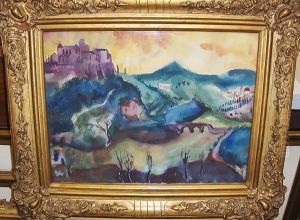 Provencal Landscape by Gertrud Eberz-Alber
