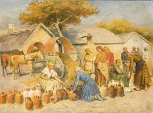 Cserepvasar by Lajos Deak Ebner