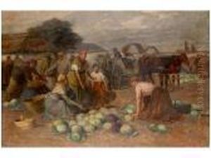 Piacon by Lajos Deak Ebner
