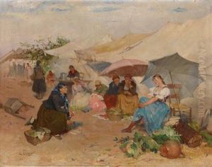 Die Wahrsagerin by Ludwig Ebner