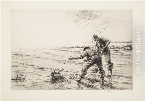 Digging For Clams - view 1