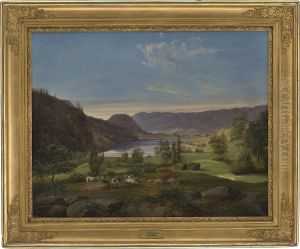 Pastoral Landscape by Johan Frederick Eckersberg