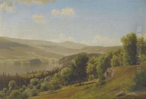 Landscape In Norway by Johan Frederick Eckersberg