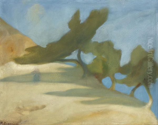 Trees In A Landscape - view 1