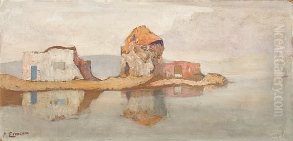 Old Mill And Houses - view 1