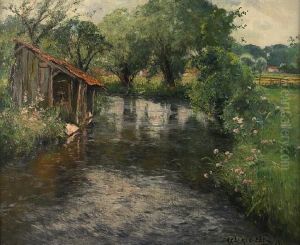 Aux Borde Du Lumain by Frederick Charles Vipont Ede
