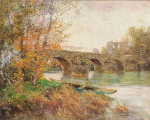 Autumn Landscape by Frederick Charles Vipont Ede