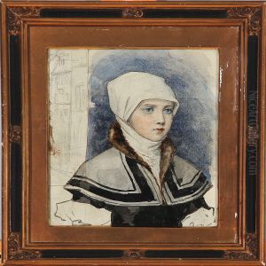 Young Girl In A Renaissance Dress