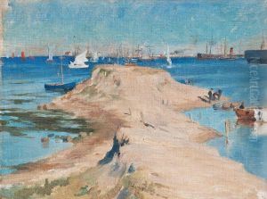 Sailing Boats by Albert Edelfelt