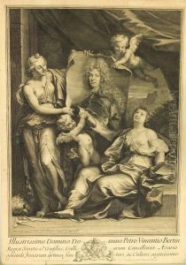 "illustrissimo Domino Domino Petro Vincentio Bertin" by Gerard I Edelinck