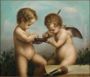 Les Deux Amours by Gyula Eder