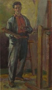 In Atelier by Hans Eder