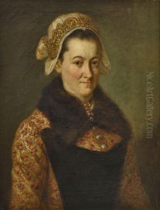 Damenbildnis by Josef Georg Edlinger