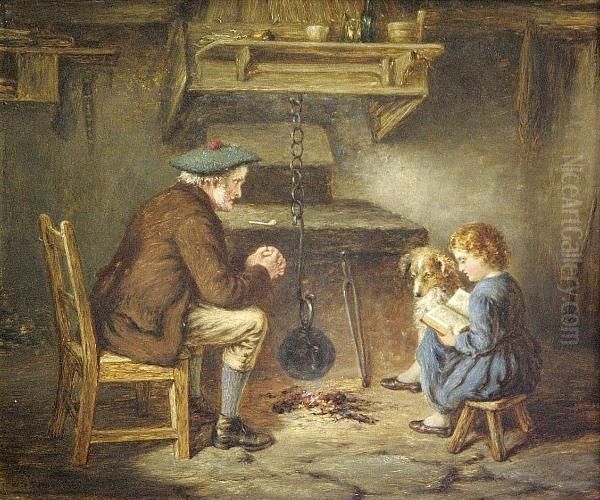 Reading By The Fire - view 1