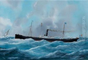 Bateau A Vapeur " Le Phryne"