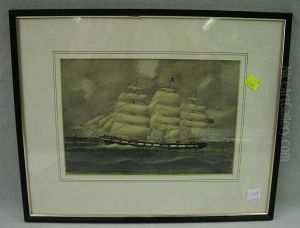 The Ship "john Allan" Thomas Mobbitt Commander by Adam Edouard