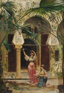 Danse Au Harem by Edouard Frederic Wilhelm Richter