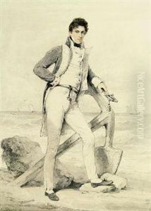 Portrait Of Captain Hoste Of H.m.s.
