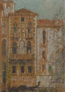 The House Of Desdemona Venice by George Wharton Edwards