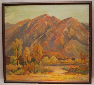 California Mountain Landscape by Lionel Louis Edwards