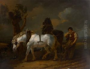 Le Dernier Sillon Avant L'orage by Jacobus Josephus Eeckhout