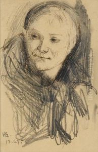Mari Clasen Storbondedatter Fra Telemark 1895 by Halfdan Egedius