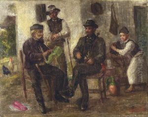 Conversazione All'aperto by Agost Egervary-Potemkin