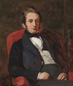 Portrait Of Henry Charles Hamilton by Augustus Leopold Egg