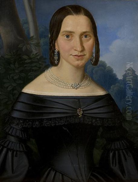 Ritratto Di Nobildonna Con Collana Di Perle - view 1