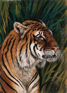Head Of A Tiger by Urs Eggenschwiler