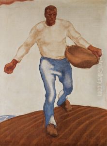 Der Samann (the Sower) by Albin Egger-Lienz