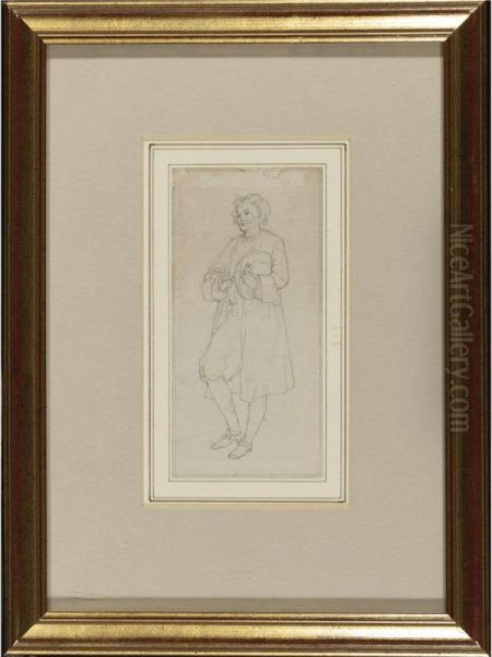 Full Length Study Of A Young Man - view 1