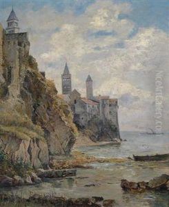 Scene From The Island Of Rab by Marie Egner