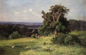 Ancient Oak Upon The Hill by Sergei Semenovich Egornov