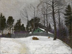 Winter Landscape by Andrei Afanas Evich Egorov