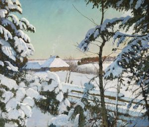 Winter Landscape by Andrei Afanas Evich Egorov