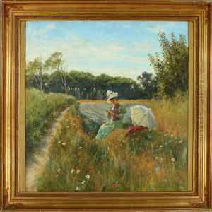 A Woman Is Playing by Andrei Simonoviev Egorov